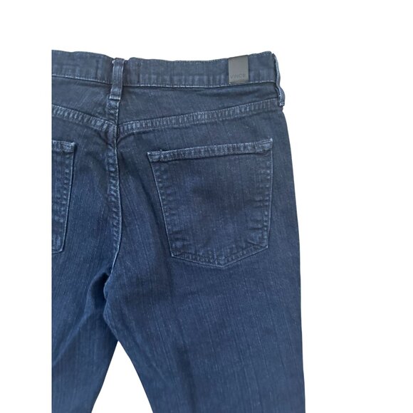 VINCE Mason Relaxed Rolled Dark Wash Jeans Size 29 - Picture 5 of 8